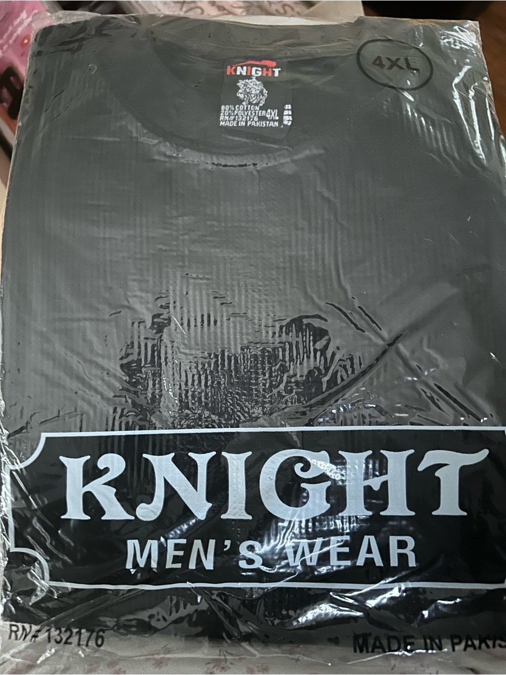 ⚡️ Knight Black Thermal Long Sleeve Top Size 4XL